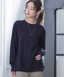 Dickies別注 ロゴ刺繍 L/S オーバーサイズカットソー