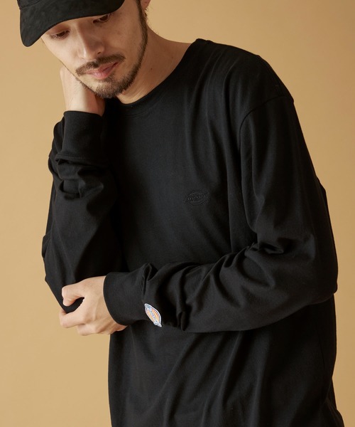 Dickies別注 ロゴ刺繍 L/S オーバーサイズカットソー MONO-MART