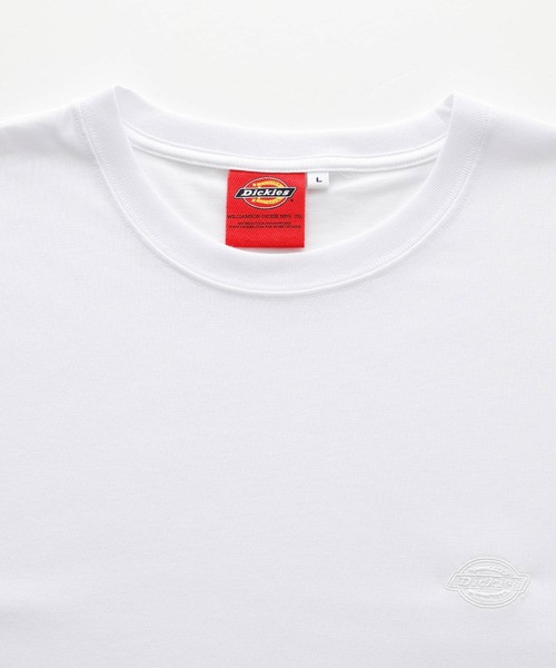 Dickies（ディッキーズ）の「Dickies別注 ロゴ刺繍 L/S オーバーサイズカットソー（Tシャツ/カットソー・メンズ・ブラウン/ネイビー/ボルドー/ホワイト/ブラック/ダークグリーン/ベージュ・S/M/L）」の16枚目の写真