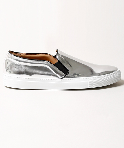 NANO universe（ナノユニバース）の「FABIO RUSCONI/ 別注メタリックスリッポン（スニーカー・メンズ・シルバー/ブロンズ・42/43/41/40）」の3枚目の写真