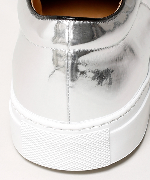 NANO universe（ナノユニバース）の「FABIO RUSCONI/ 別注メタリックスリッポン（スニーカー・メンズ・シルバー/ブロンズ・42/43/41/40）」の6枚目の写真