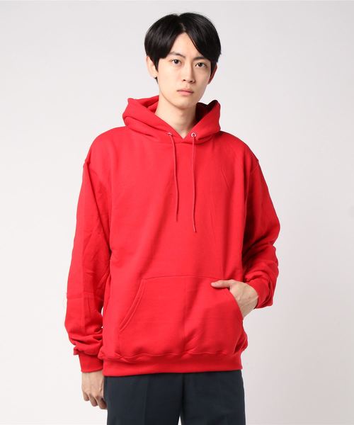 Champion（チャンピオン）の「Champion/チャンピオン　　オーバーサイズスウェットパーカー（パーカー・メンズ・ブラック/グレー/チャコールグレー/ライトグレー/ロイヤルブルー/レッド系その他/マルーン/ダークグリーン/ネイビー・MEDIUM/LARGE/X-LARGE/XX-LARGE/SMALL）」の9枚目の写真