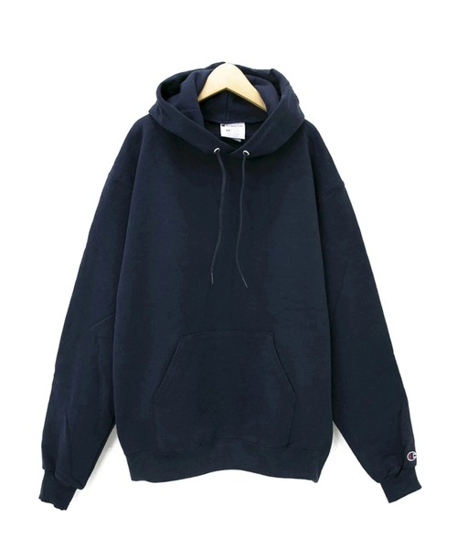 Champion（チャンピオン）の「Champion/チャンピオン　　オーバーサイズスウェットパーカー（パーカー・メンズ・ブラック/グレー/チャコールグレー/ライトグレー/ロイヤルブルー/レッド系その他/マルーン/ダークグリーン/ネイビー・MEDIUM/LARGE/X-LARGE/XX-LARGE/SMALL）」の7枚目の写真