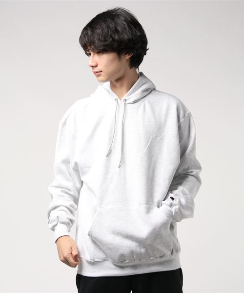 Champion（チャンピオン）の「Champion/チャンピオン　　オーバーサイズスウェットパーカー（パーカー・メンズ・ブラック/グレー/チャコールグレー/ライトグレー/ロイヤルブルー/レッド系その他/マルーン/ダークグリーン/ネイビー・MEDIUM/LARGE/X-LARGE/XX-LARGE/SMALL）」の20枚目の写真