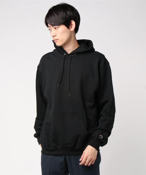 Champion（チャンピオン）の「Champion/チャンピオン　　オーバーサイズスウェットパーカー（パーカー・メンズ・ブラック/グレー/チャコールグレー/ライトグレー/ロイヤルブルー/レッド系その他/マルーン/ダークグリーン/ネイビー・MEDIUM/LARGE/X-LARGE/XX-LARGE/SMALL）」の16枚目の写真