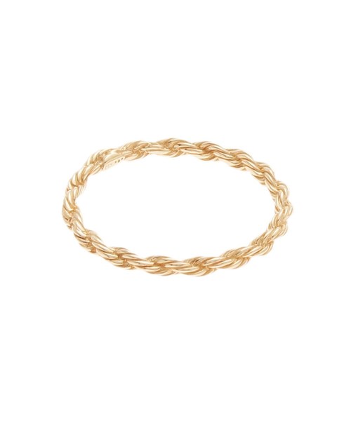 COCOSHNIK(ココシュニック)の「K10ロープ チェーンリング(リング・レディース・ホワイト系その他7・10号/14号/12号)」の7枚目の写真