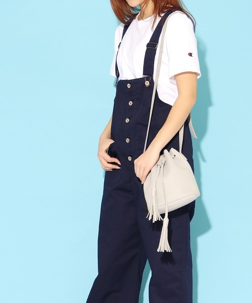 UNIVERSAL OVERALL（ユニバーサルオーバーオール）の「UNIVERSAL OVERALL/ユニバーサルオーバーオール BASIC OVERALL　オーバーオール/サロペット（サロペット/オーバーオール・レディース・ブラック/ベージュ/ネイビー/モカ・FREE）」の4枚目の写真