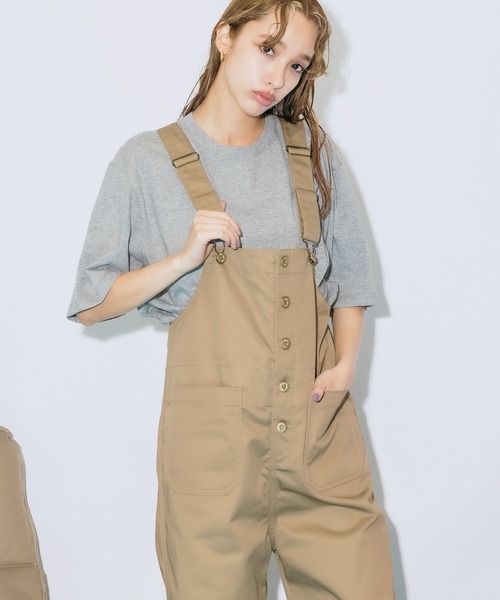 UNIVERSAL OVERALL（ユニバーサルオーバーオール）の「UNIVERSAL OVERALL/ユニバーサルオーバーオール BASIC OVERALL　オーバーオール/サロペット（サロペット/オーバーオール・レディース・ブラック/ベージュ/ネイビー/モカ・FREE）」の17枚目の写真