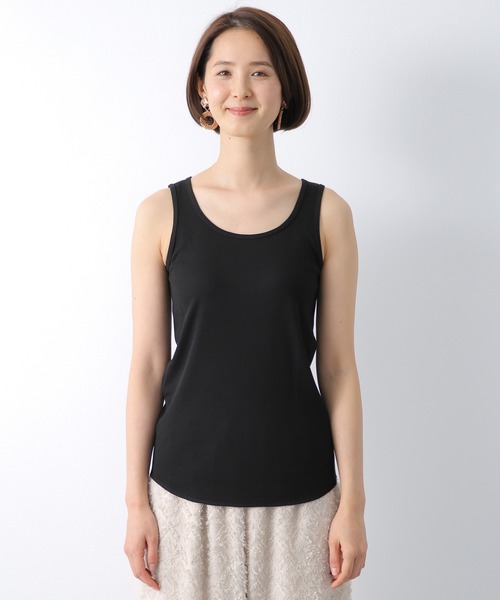 LEPSIM(レプシィム)の「インナー2WAYタンクトップ 859467(タンクトップ・レディース・ホワイト/ブラック/ブラウン/グレイッシュベージュ・MEDIUM/LARGE)」の10枚目の写真