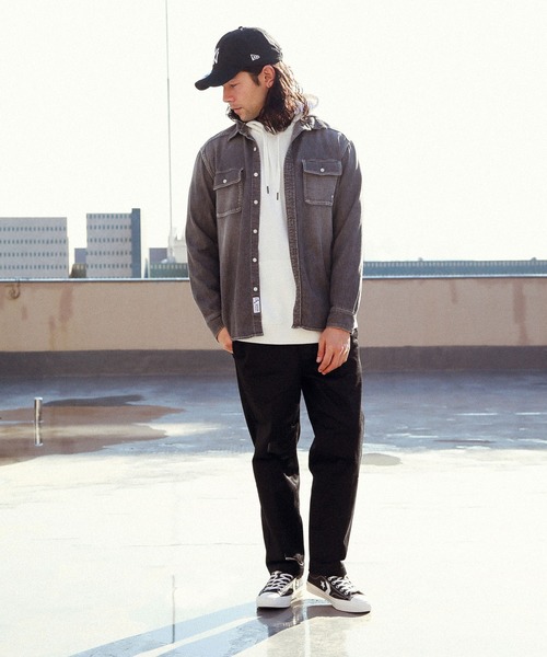 BAYFLOW(ベイフロー)の「Day To Day メッシュデニムシャツ(シャツ/ブラウス・メンズ・ブラック/ロイヤルブルー・LARGE/MEDIUM/SMALL)」の9枚目の写真