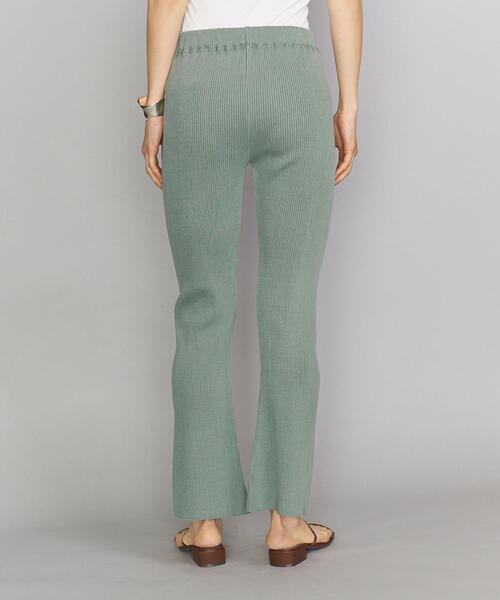 BEAUTY&YOUTH UNITED ARROWS（ビューティーアンドユースユナイテッドアローズ）の「BY コットンリブピグメントパンツ（その他パンツ・レディース・ダークグレー/ベージュ/ケリー・SMALL/MEDIUM）」の17枚目の写真