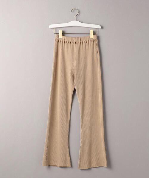 BEAUTY&YOUTH UNITED ARROWS（ビューティーアンドユースユナイテッドアローズ）の「BY コットンリブピグメントパンツ（その他パンツ・レディース・ダークグレー/ベージュ/ケリー・SMALL/MEDIUM）」の15枚目の写真