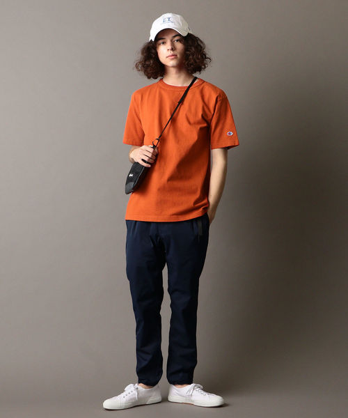 Champion（チャンピオン）の「Champion: made in usa T-1011 カラーTシャツ（Tシャツ/カットソー・メンズ・コバルトブルー/ライトグリーン/レンガ/キャメル・MEDIUM/LARGE/SMALL/X-LARGE）」の14枚目の写真