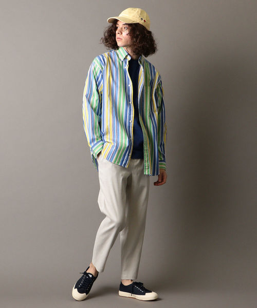 Champion（チャンピオン）の「Champion: made in usa T-1011 カラーTシャツ（Tシャツ/カットソー・メンズ・コバルトブルー/ライトグリーン/レンガ/キャメル・MEDIUM/LARGE/SMALL/X-LARGE）」の17枚目の写真