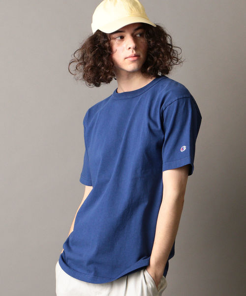 Champion（チャンピオン）の「Champion: made in usa T-1011 カラーTシャツ（Tシャツ/カットソー・メンズ・コバルトブルー/ライトグリーン/レンガ/キャメル・MEDIUM/LARGE/SMALL/X-LARGE）」の19枚目の写真