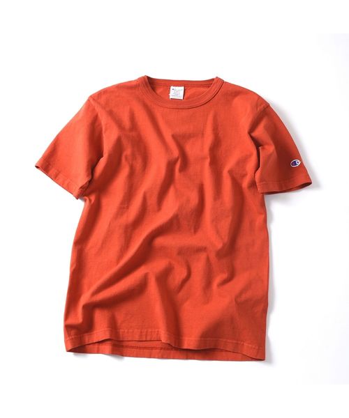 Champion（チャンピオン）の「Champion: made in usa T-1011 カラーTシャツ（Tシャツ/カットソー・メンズ・コバルトブルー/ライトグリーン/レンガ/キャメル・MEDIUM/LARGE/SMALL/X-LARGE）」の21枚目の写真