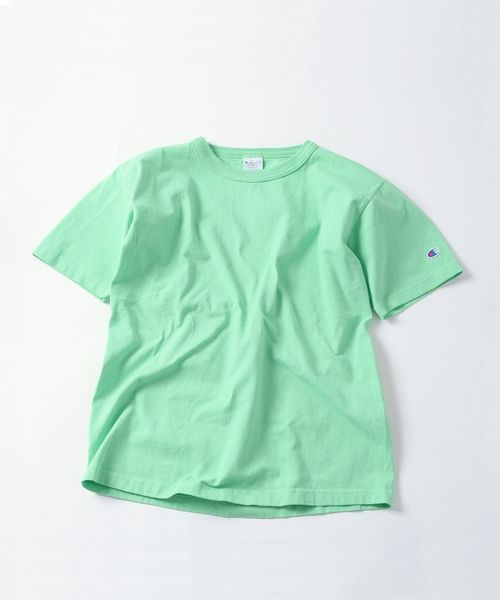 Champion（チャンピオン）の「Champion: made in usa T-1011 カラーTシャツ（Tシャツ/カットソー・メンズ・コバルトブルー/ライトグリーン/レンガ/キャメル・MEDIUM/LARGE/SMALL/X-LARGE）」の22枚目の写真