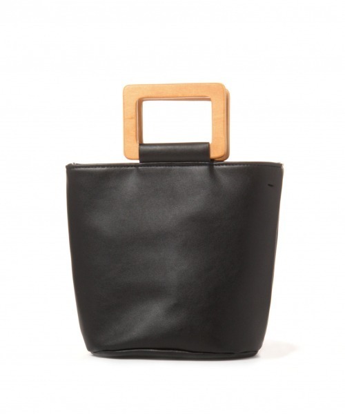 GLOBAL WORK（グローバルワーク）の「PUバケツ雑材BAG/869556（ハンドバッグ・レディース・ブラック/ブラウン・FREE）」の17枚目の写真