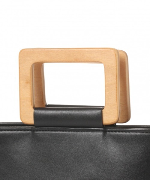 GLOBAL WORK（グローバルワーク）の「PUバケツ雑材BAG/869556（ハンドバッグ・レディース・ブラック/ブラウン・FREE）」の13枚目の写真