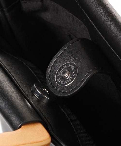 GLOBAL WORK（グローバルワーク）の「PUバケツ雑材BAG/869556（ハンドバッグ・レディース・ブラック/ブラウン・FREE）」の18枚目の写真