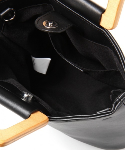 GLOBAL WORK（グローバルワーク）の「PUバケツ雑材BAG/869556（ハンドバッグ・レディース・ブラック/ブラウン・FREE）」の16枚目の写真
