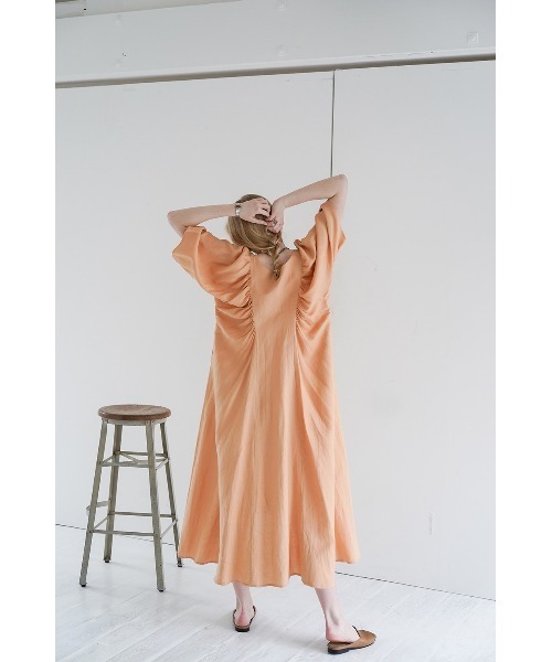 CLANE（クラネ）の「LINEN RAYON V-NECK OP（ワンピース）」 - WEAR