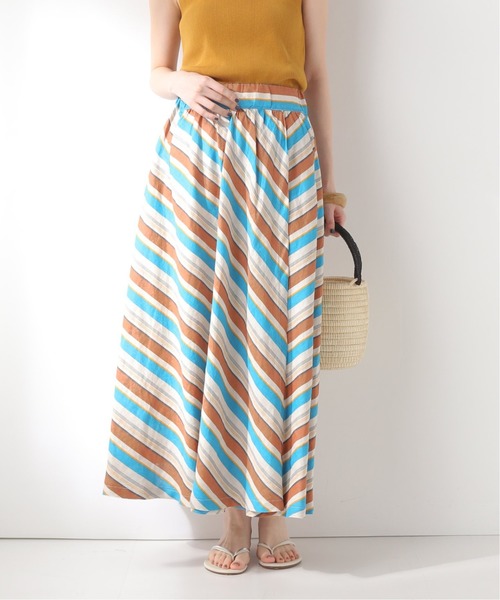 Spick & Span（スピックアンドスパン）の「マルチストライプマキシ  