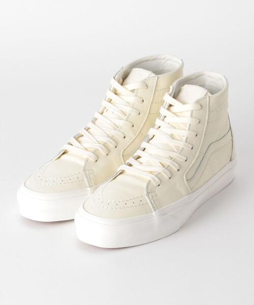 VANS（バンズ）の「【国内exclusive】＜VANS（バンズ）＞SK8-HI レザースニーカー ◆（スニーカー・レディース・オフホワイト・6/5h/6h/5/7）」の4枚目の写真