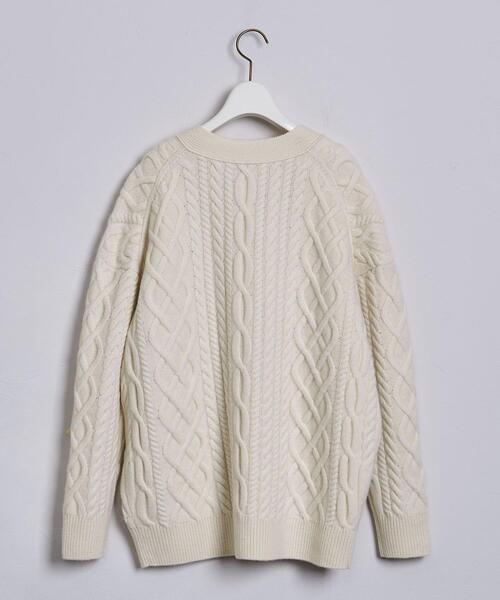 UNITED ARROWS（ユナイテッドアローズ）の「UWSC ケーブル Vネック