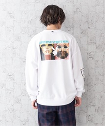 【PLAY BOY/プレイボーイ】プリントクルートレーナー 定番のラビットヘッドとガールズフォトを落とし込んだデザイン