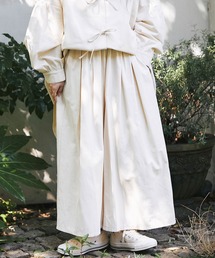 ワイドキュロットパンツ