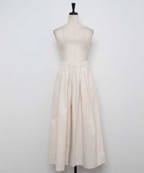 and R（アンドアール）の「ワイドキュロットパンツ（その他パンツ・レディース・ベージュ/ブラック/アイボリー・FREE）」の6枚目の写真