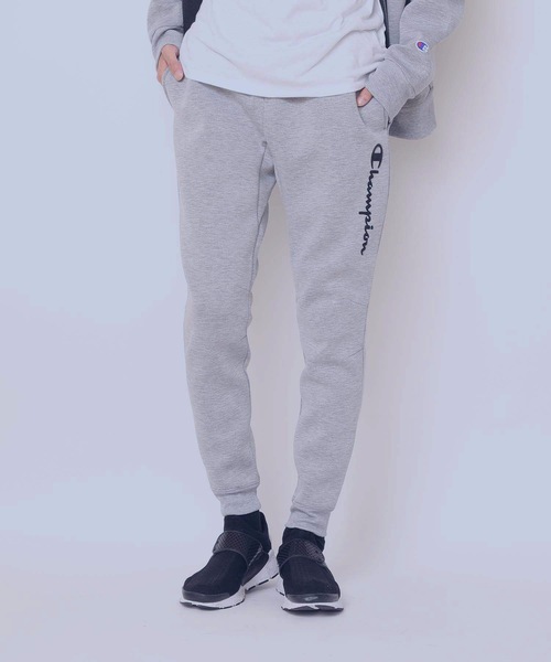 Champion（チャンピオン）の「【CHAMPION/チャンピオン】ＷＲＡＰＡＩＲ切替パンツ　Ｃ３－ＳＳ２１２　通気性・ストレッチ性・保温性に優れた三層構造素材（スウェットパンツ・メンズ・ブラック/ネイビー/グレー・MEDIUM/LARGE/X-LARGE）」の2枚目の写真