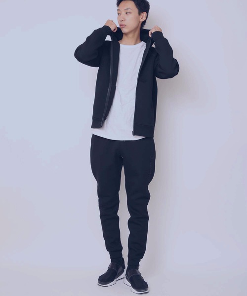 Champion（チャンピオン）の「【CHAMPION/チャンピオン】ＷＲＡＰＡＩＲ切替パンツ　Ｃ３－ＳＳ２１２　通気性・ストレッチ性・保温性に優れた三層構造素材（スウェットパンツ・メンズ・ブラック/ネイビー/グレー・MEDIUM/LARGE/X-LARGE）」の8枚目の写真