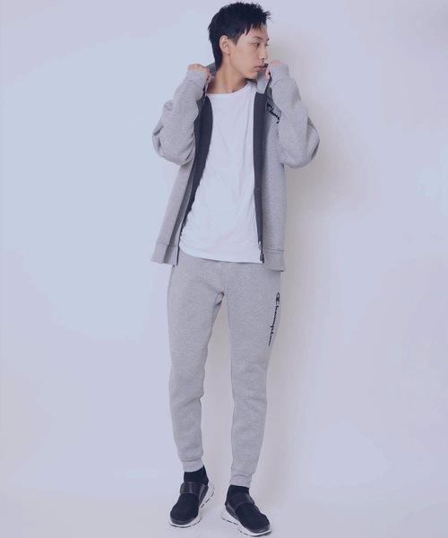 Champion（チャンピオン）の「【CHAMPION/チャンピオン】ＷＲＡＰＡＩＲ切替パンツ　Ｃ３－ＳＳ２１２　通気性・ストレッチ性・保温性に優れた三層構造素材（スウェットパンツ・メンズ・ブラック/ネイビー/グレー・MEDIUM/LARGE/X-LARGE）」の9枚目の写真