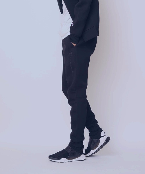 Champion（チャンピオン）の「【CHAMPION/チャンピオン】ＷＲＡＰＡＩＲ切替パンツ　Ｃ３－ＳＳ２１２　通気性・ストレッチ性・保温性に優れた三層構造素材（スウェットパンツ・メンズ・ブラック/ネイビー/グレー・MEDIUM/LARGE/X-LARGE）」の13枚目の写真