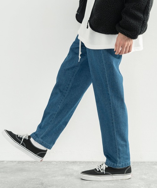 Rocky Monroe(ロッキーモンロー)の「ワイドイージーシェフパンツ(その他パンツ・メンズ・ブラック/ベージュ/ネイビー/オフホワイト/オリーブ/ブラック系その他/ブラウン系その他/ブラック系その他2/ブラック系その他3/ブラウン系その他2/ブルー/ブラウン系その他3/ワンウォッシュ/インディゴブルー・M/L/XL)」の12枚目の写真