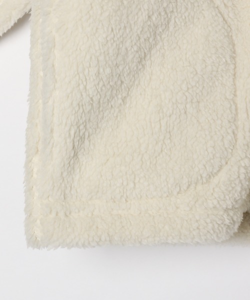 GLOBAL WORK（グローバルワーク）の「【キッズ】防風洗えるボアジャケット/917329（ブルゾン・キッズ・ブラック/オフホワイト/モカ・110cm/100cm/120cm/130cm/140cm）」の12枚目の写真