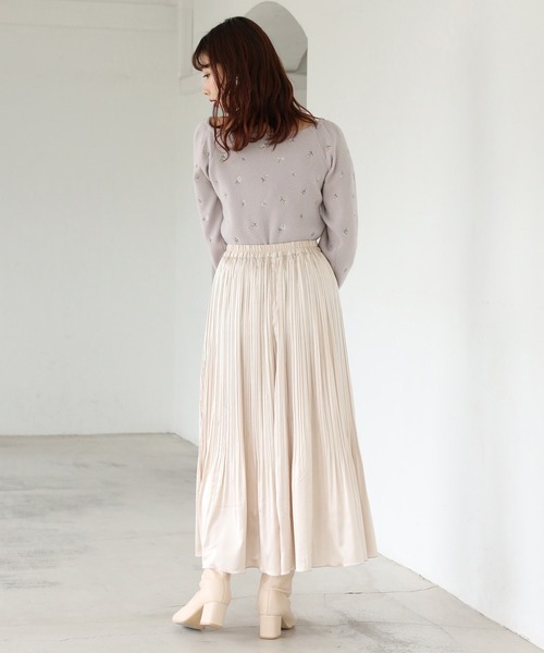 one after another NICE CLAUP（ワンアフターアナザーナイスクラップ）の「アソート消しプリーツスカート（スカート・レディース・アイボリー/モカ/ベージュ/グレイッシュベージュ/ブルーグレー/ホワイト系その他・FREE）」の18枚目の写真
