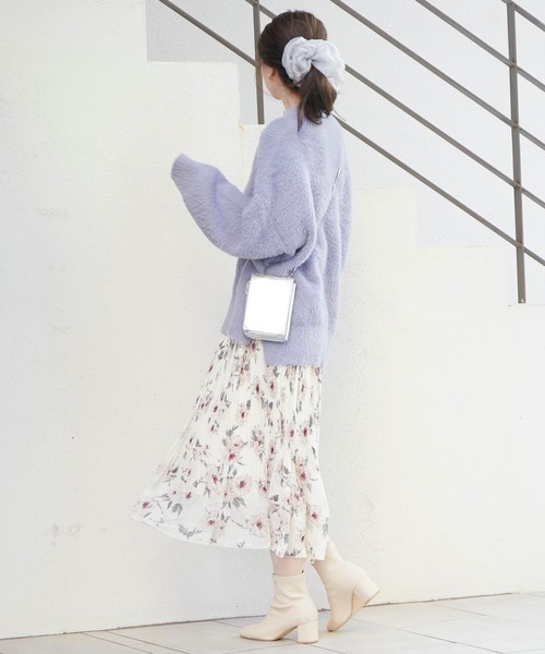 one after another NICE CLAUP（ワンアフターアナザーナイスクラップ）の「アソート消しプリーツスカート（スカート・レディース・アイボリー/モカ/ベージュ/グレイッシュベージュ/ブルーグレー/ホワイト系その他・FREE）」の11枚目の写真