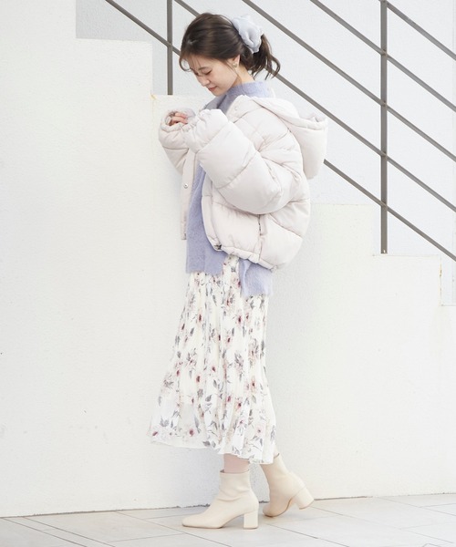 one after another NICE CLAUP（ワンアフターアナザーナイスクラップ）の「アソート消しプリーツスカート（スカート・レディース・アイボリー/モカ/ベージュ/グレイッシュベージュ/ブルーグレー/ホワイト系その他・FREE）」の12枚目の写真