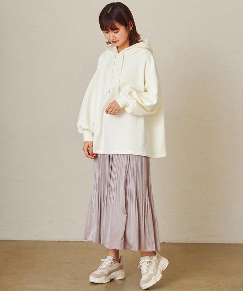 one after another NICE CLAUP（ワンアフターアナザーナイスクラップ）の「アソート消しプリーツスカート（スカート・レディース・アイボリー/モカ/ベージュ/グレイッシュベージュ/ブルーグレー/ホワイト系その他・FREE）」の13枚目の写真