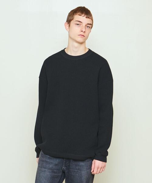 UNITED ARROWS & SONS（ユナイテッドアローズアンドサンズ）の「UNITED ARROWS & SONS（ユナイテッドアローズ＆サンズ）THERMAL CREW†（Tシャツ/カットソー・メンズ・ブラック/オフホワイト/ケリー・S/M/L/XL）」の11枚目の写真