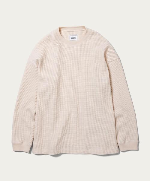 UNITED ARROWS & SONS（ユナイテッドアローズアンドサンズ）の「UNITED ARROWS & SONS（ユナイテッドアローズ＆サンズ）THERMAL CREW†（Tシャツ/カットソー・メンズ・ブラック/オフホワイト/ケリー・S/M/L/XL）」の16枚目の写真