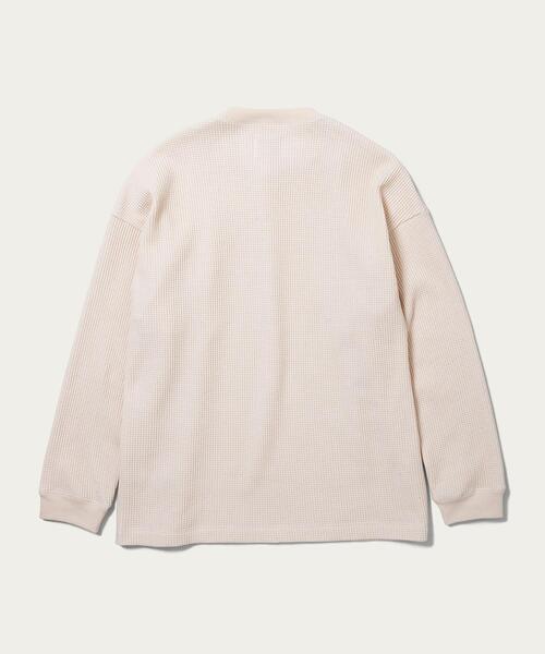 UNITED ARROWS & SONS（ユナイテッドアローズアンドサンズ）の「UNITED ARROWS & SONS（ユナイテッドアローズ＆サンズ）THERMAL CREW†（Tシャツ/カットソー・メンズ・ブラック/オフホワイト/ケリー・S/M/L/XL）」の17枚目の写真