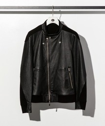 C DIEM | C DIEM(カルペディエム)STRECH LEATHER SW-RIDERS ストレッチレザーライダース(ライダースジャケット)