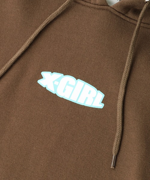 X-girl（エックスガール）の「DAISY SWEAT HOODIE（パーカー