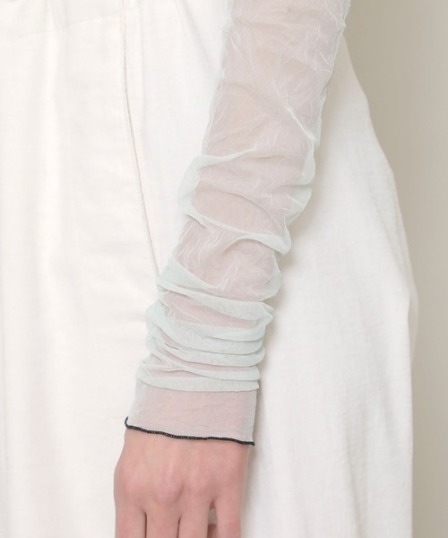 FILL THE BILL（フィルザビル）の「【FILL THE BILL(フィルザビル)】シアータートルチュールネック/205-211025（Tシャツ/カットソー・レディース・ミント/ブラック/パープル・FREE）」の16枚目の写真