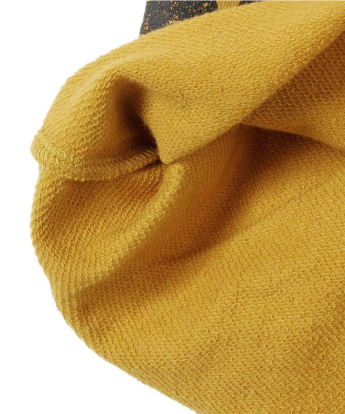 green label relaxing（グリーンレーベルリラクシング）の「【KIDS】ミニウラケ ヒゲ ロングスリーブ（スウェット・キッズ・グレー/マスタード・125/115/105/95）」の8枚目の写真