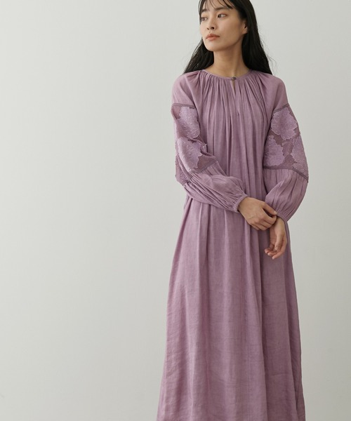 セール スカラップレースリラックスワンピース ワンピース Salon Adam Et Rope サロン アダム エ ロペ のファッション通販 Zozotown